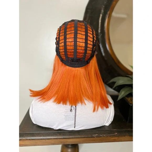Orange Ombre Hair Wig - Picture 5 of 6